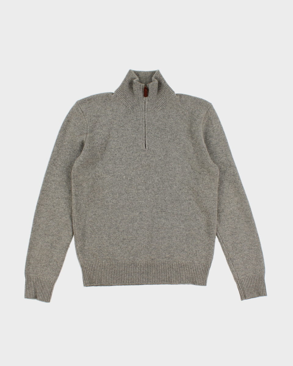 Vintage 90s Polo By Ralph Lauren Cashmere Dad Quarter Zip - S