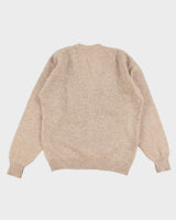 Classic Casuals Grandad-core Oversized Argyle Cardigan - M
