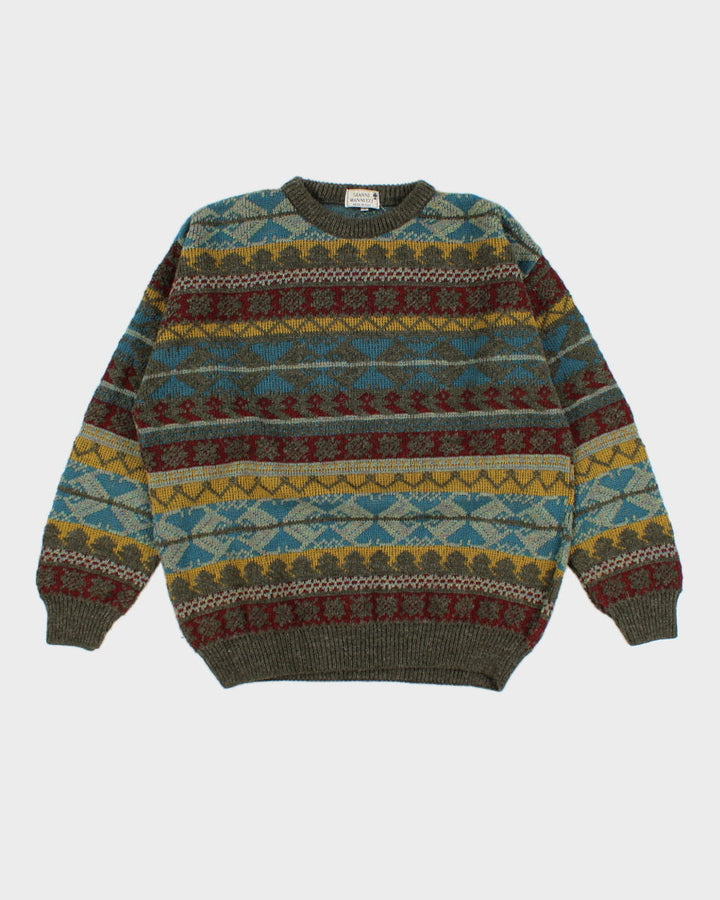 Vintage Gianni Mannucci Oversized Wool Blend Jumper - L