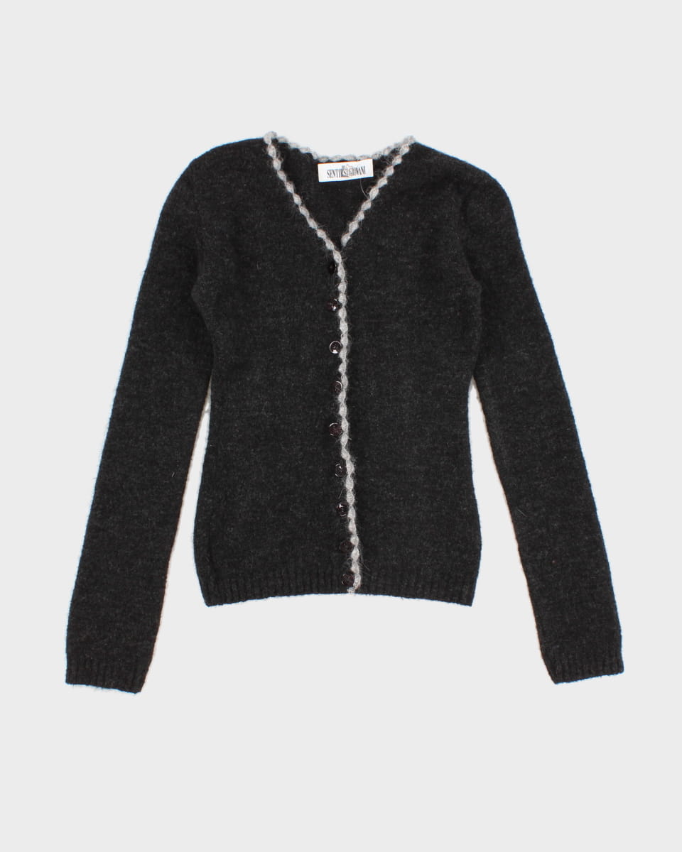 Vintage Sentirsi Giovanni Wool/Mohair Cardigan - XS