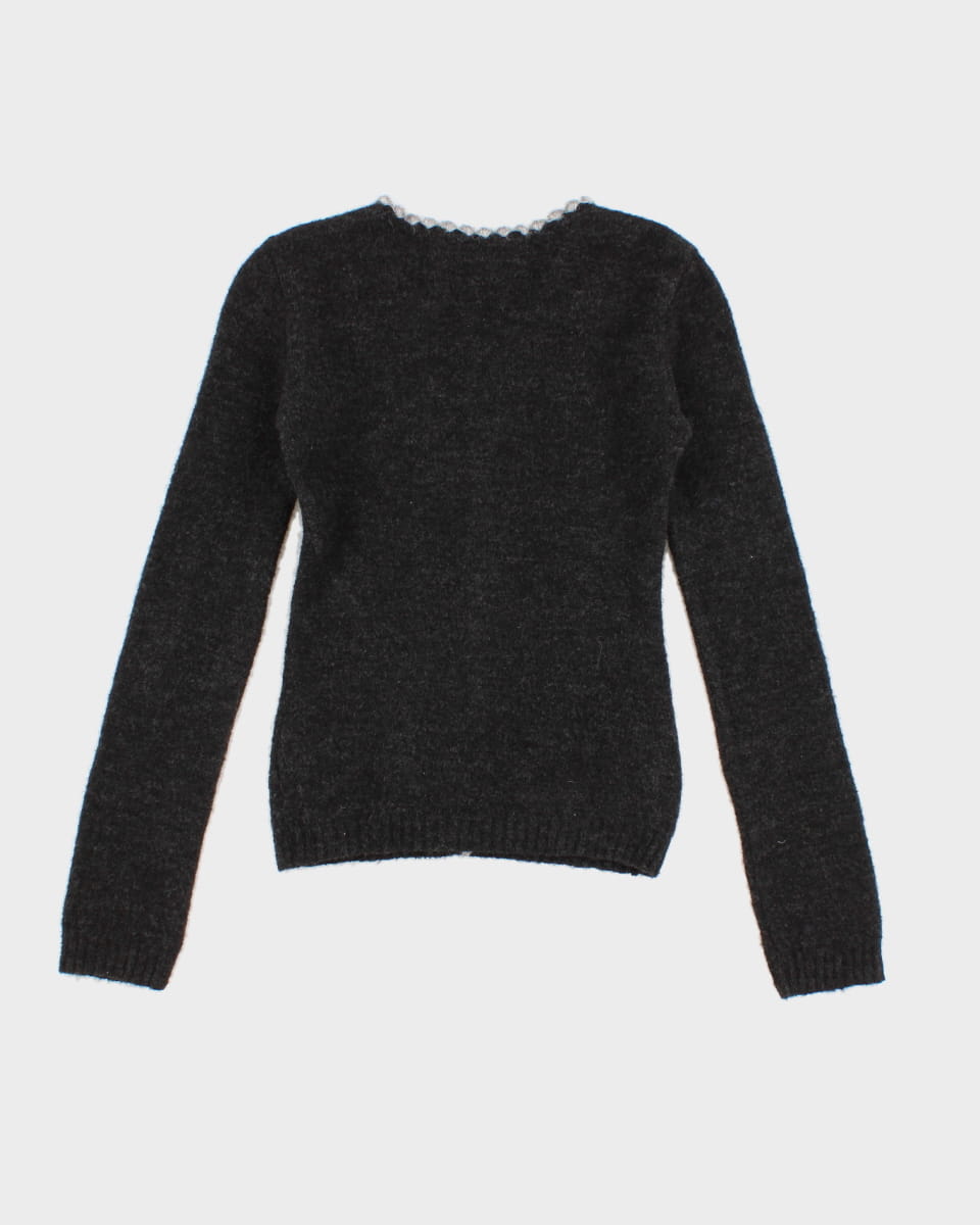 Vintage Sentirsi Giovanni Wool/Mohair Cardigan - XS