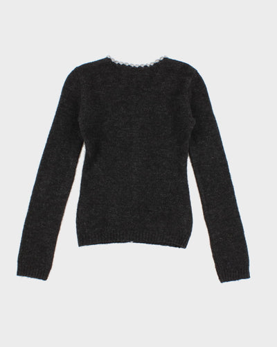 Vintage Sentirsi Giovanni Wool/Mohair Cardigan - XS