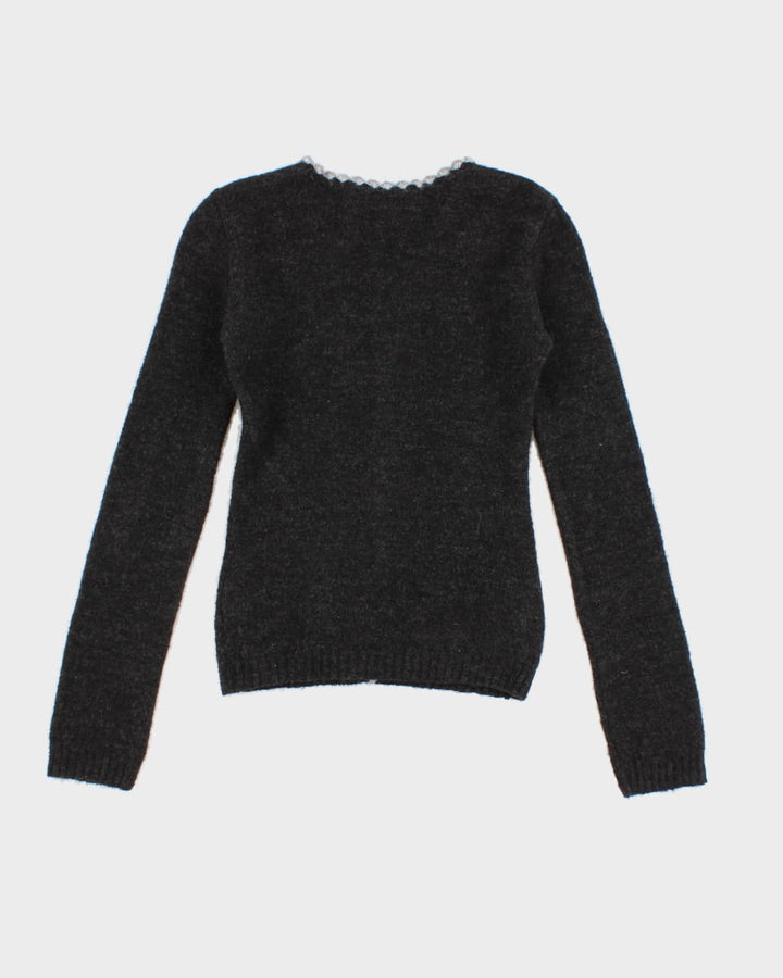 Vintage Sentirsi Giovanni Wool/Mohair Cardigan - XS