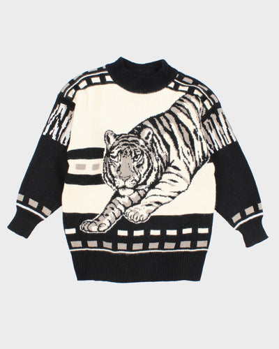 Knit Tiger Jumper - M