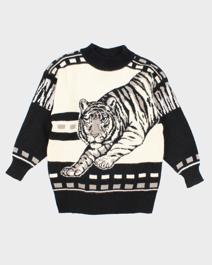 Knit Tiger Jumper - M