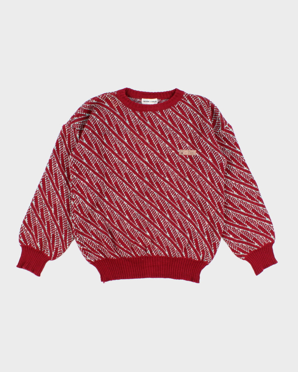 Vintage 70s Pierre Cardin Wool Jumper - L