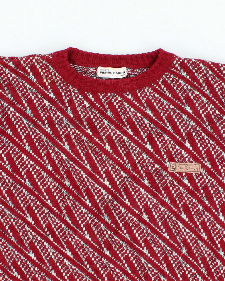 Vintage 70s Pierre Cardin Wool Jumper - L