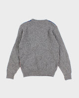 Vintage North Harbour Shetland Wool Blend Argyle Jumper - M