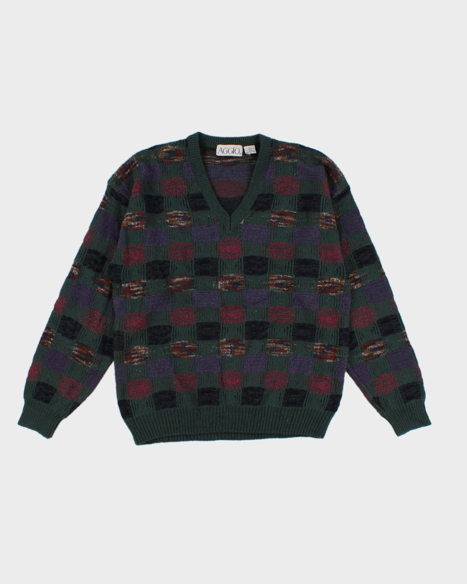 Vintage Aggio Wool Blend Jumper - XL