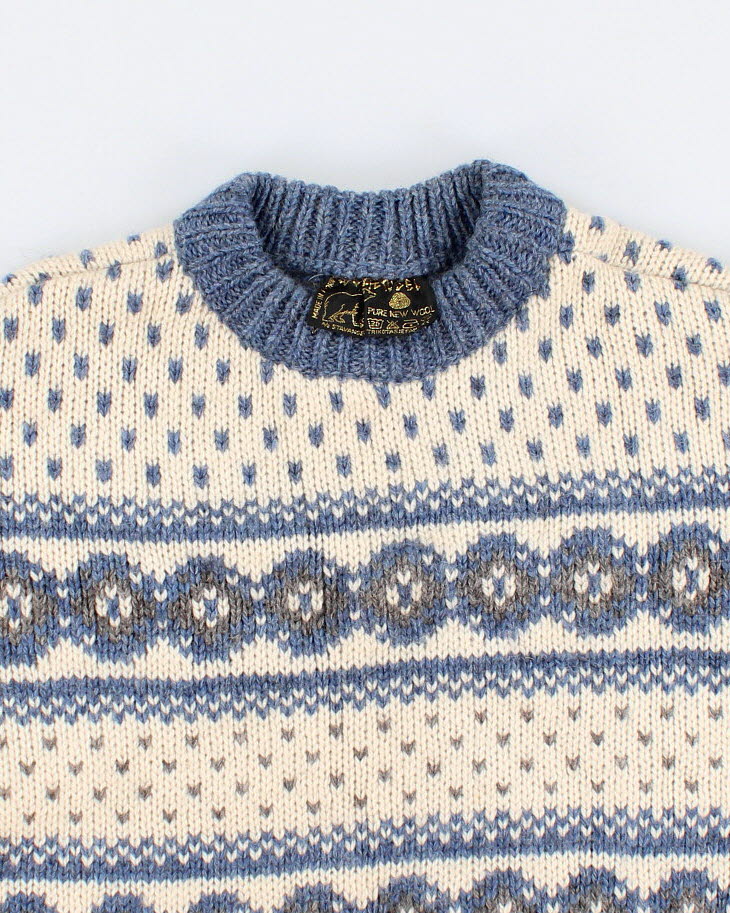 Vintage Norlander Norwegian Wool Jumper - L