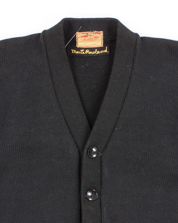 Vintage 1930's Men's Dehen Varsity Knit Cardigan S/XS