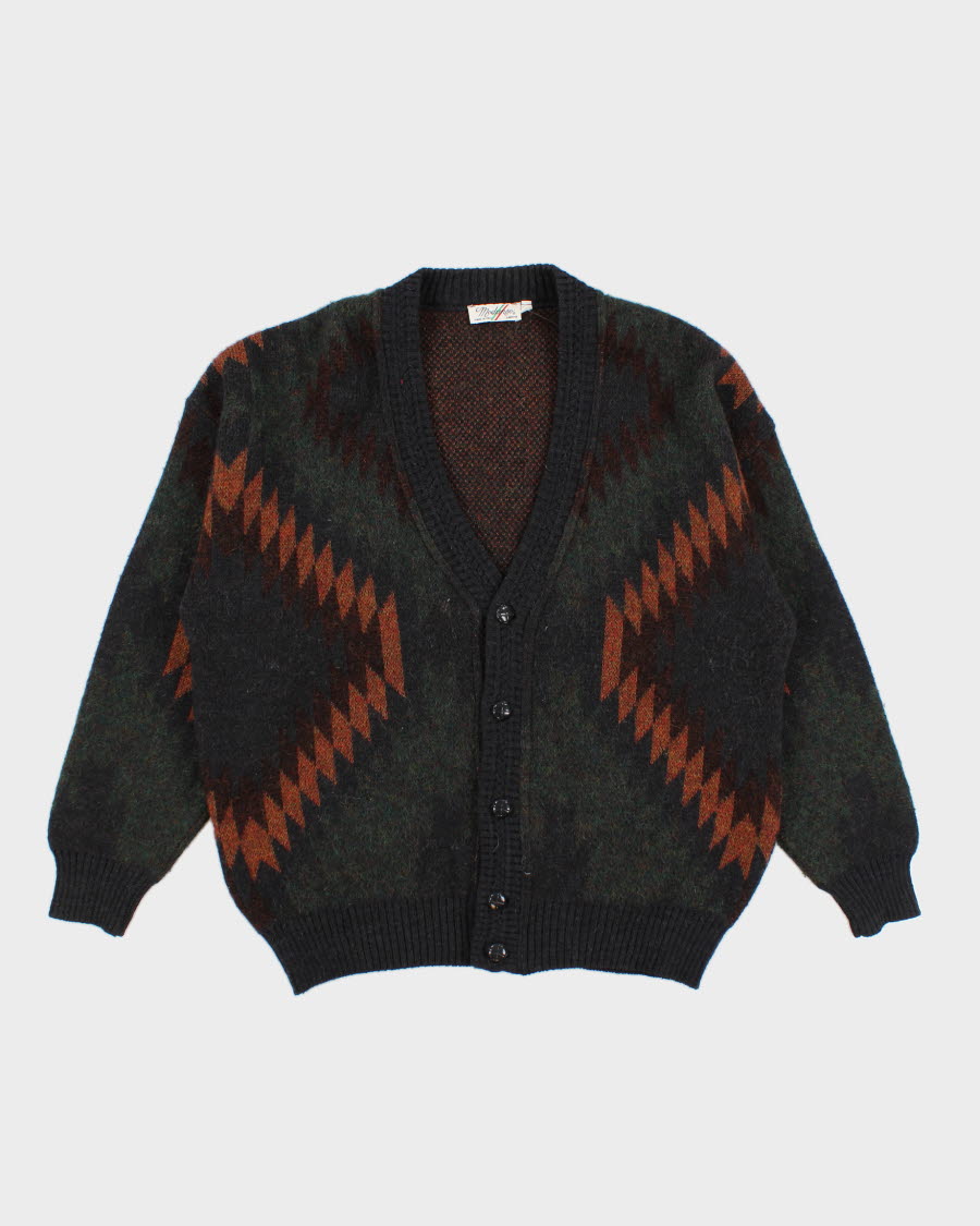 Vintage 1980's Modango Pattern knit Cardigan - M