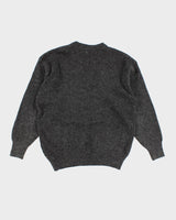 Men's Grey Patterned Knit sweater - L