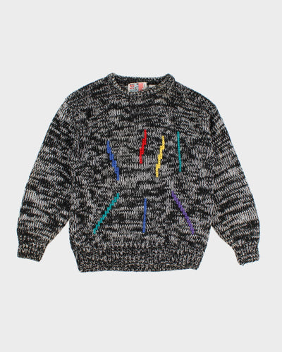 Vintage 90s Point Zero Oversize Knit Jumper - M