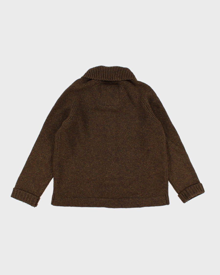 Roots Lambswool Chunky Cardigan - XXL