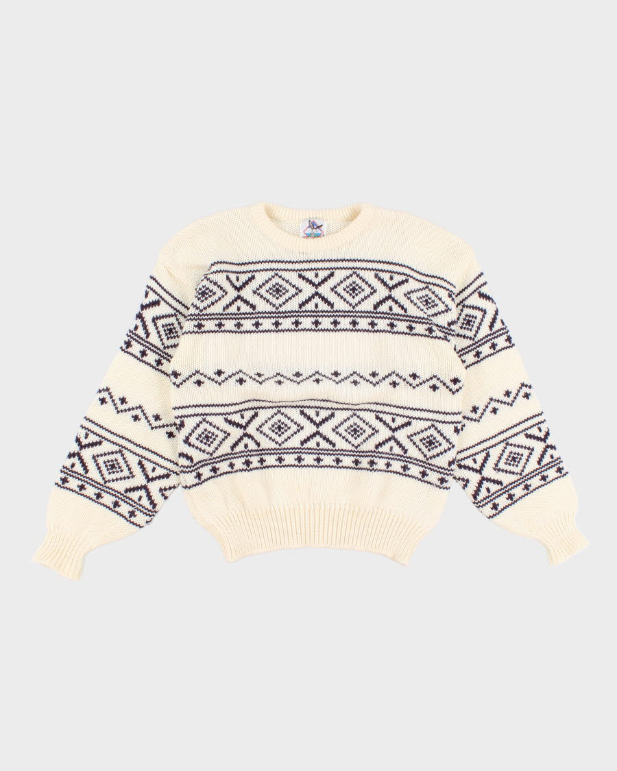 Vintage 90s Wool Blend Jumper - M