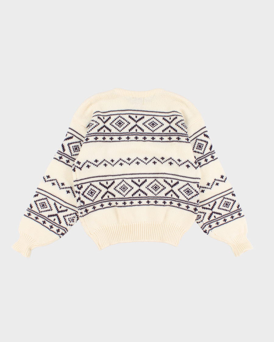 Vintage 90s Wool Blend Jumper - M