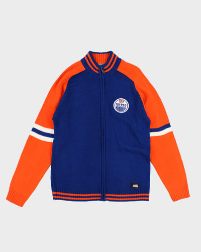 NHL Edmonton Oilers Zip Up Cardigan - M