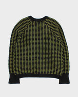 Vintage Men's Green Chunky Knit Wool Sweater - L