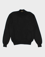 Vintage 90s Harry Rosen Wool Cashmere &amp; Silk Light Jumper - XL