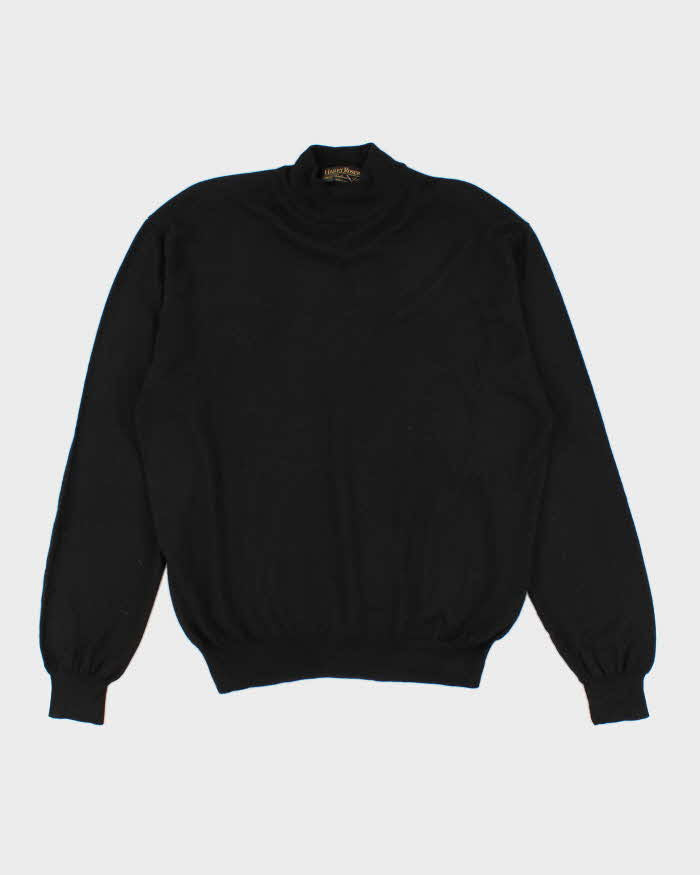 Vintage 90s Harry Rosen Wool Cashmere &amp; Silk Light Jumper - XL