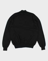 Vintage 90s Harry Rosen Wool Cashmere &amp; Silk Light Jumper - XL