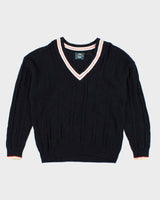 Vintage Jantzen V-Neck Navy Jumper - L