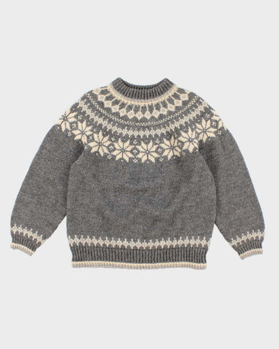 Vintage 90s Dale of Norway Wool Fair Isle Jumper - M
