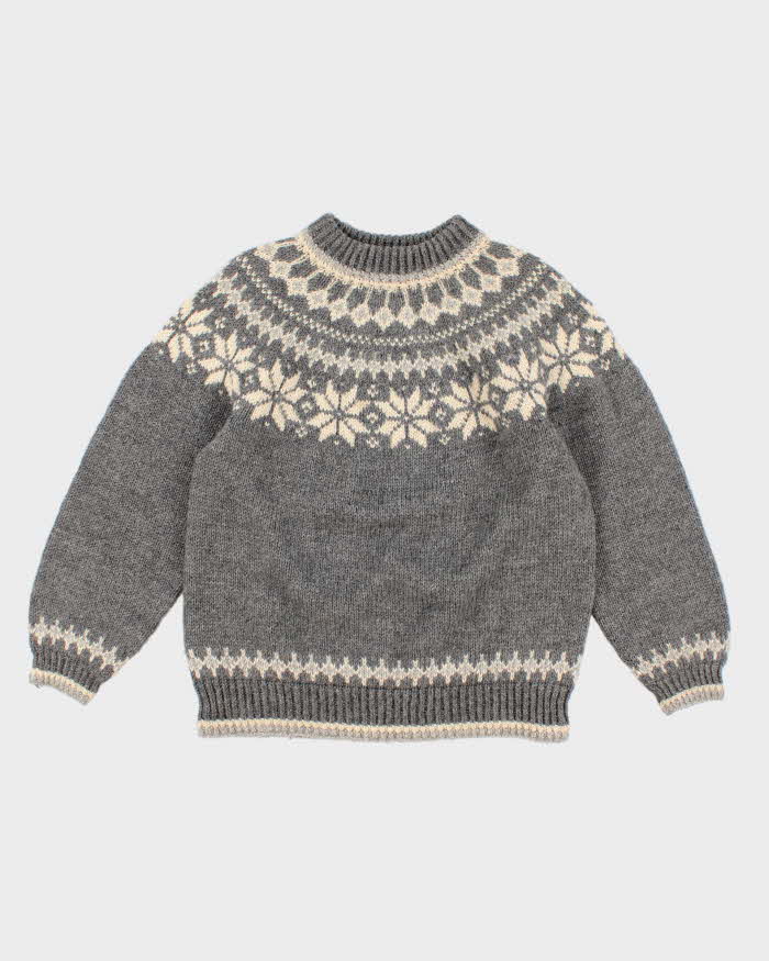 Vintage 90s Dale of Norway Wool Fair Isle Jumper - M