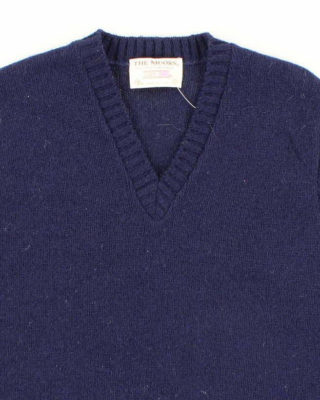 Vintage 80s The Moors Shetland Wool Vest - L