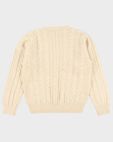 Vintage 90s TT &amp; Co Cableknit Wool Jumper - M