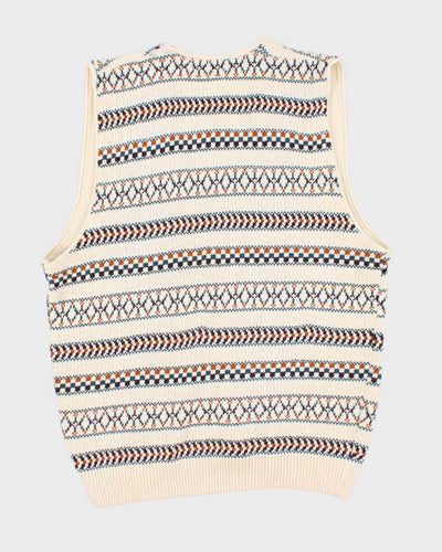 Vintage 90s Christopher Rand Cardigan Knit Vest - XXL