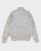 00s Tommy Hilfiger Knit Quarter Zip Jumper - L