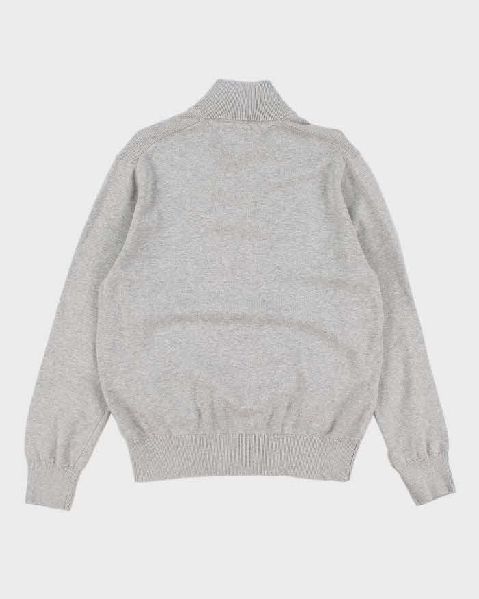 00s Tommy Hilfiger Knit Quarter Zip Jumper - L