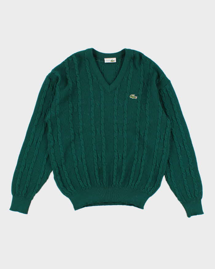 Vintage 80s Chemise Lacoste Wool Jumper - XL