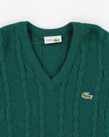 Vintage 80s Chemise Lacoste Wool Jumper - XL