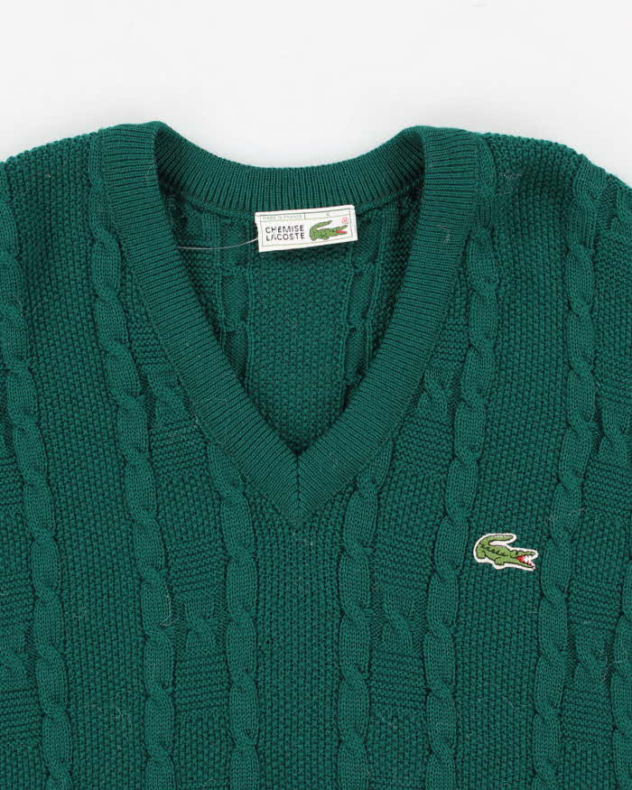 Vintage 80s Chemise Lacoste Wool Jumper - XL