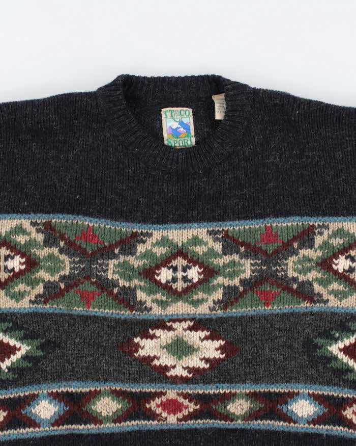 Vintage 80s/90s TT &amp; Co Wool Sweater - L