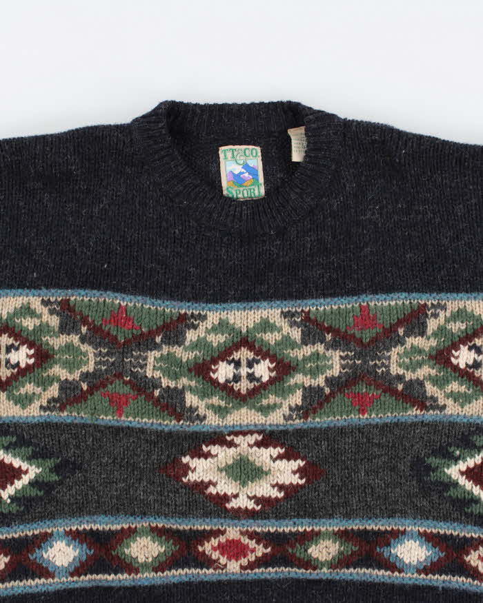 Vintage 80s/90s TT & Co Wool Sweater - L