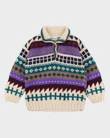 Vintage 90s Amos &amp; Andes Colourful Sweater - XL