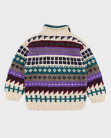 Vintage 90s Amos &amp; Andes Colourful Sweater - XL