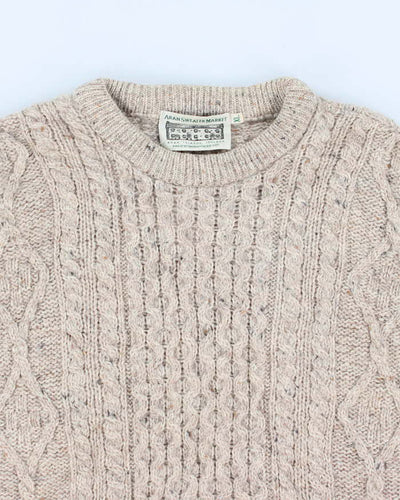 Vintage 90s Men's Aran Sweater - XL