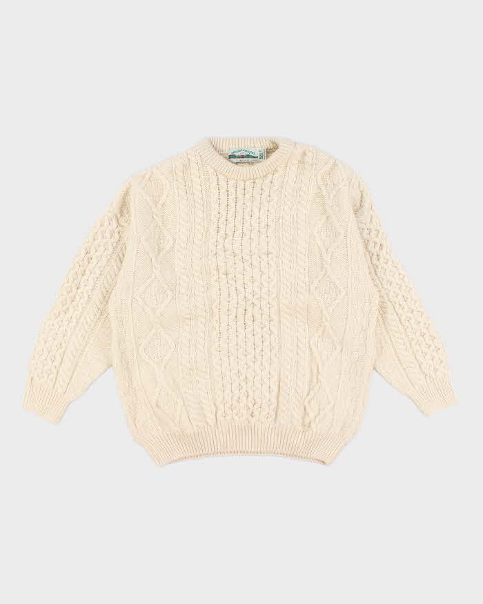 Vintage 90s Men's Aran Crafts Sweater - XL