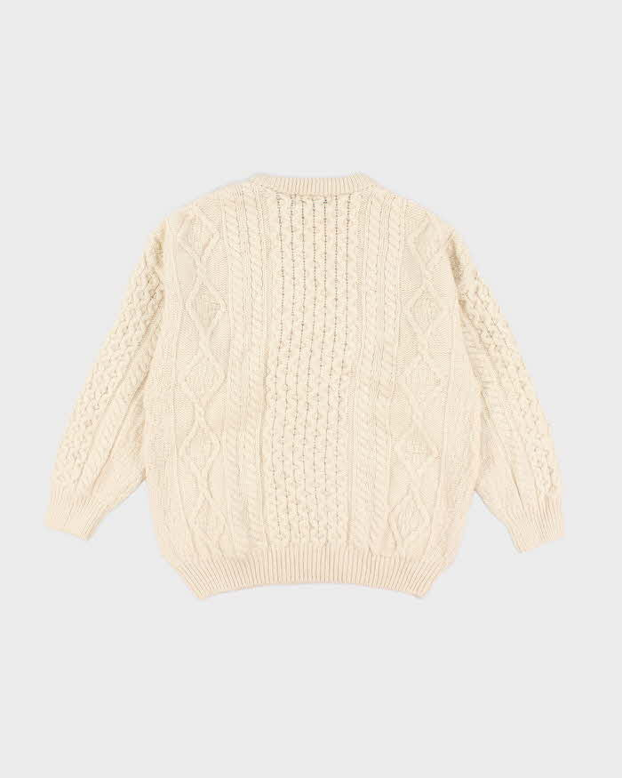 Vintage 90s Men's Aran Crafts Sweater - XL
