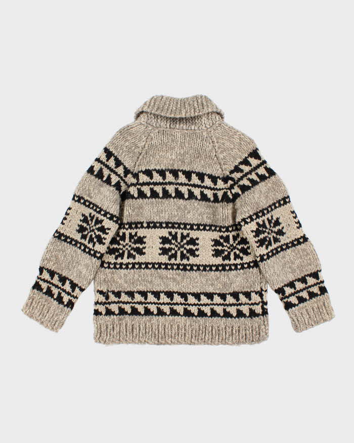 Vintage Handmade Wool Cardigan - M