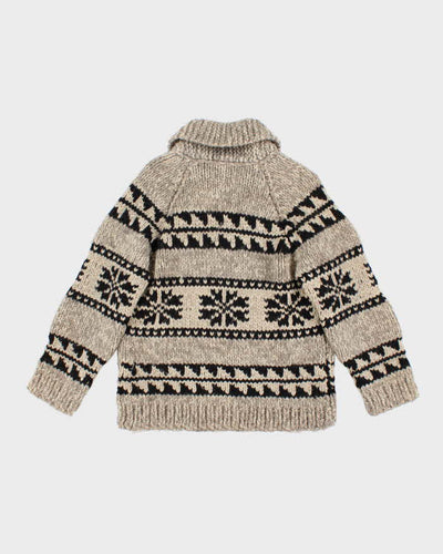 Vintage Handmade Wool Cardigan - M