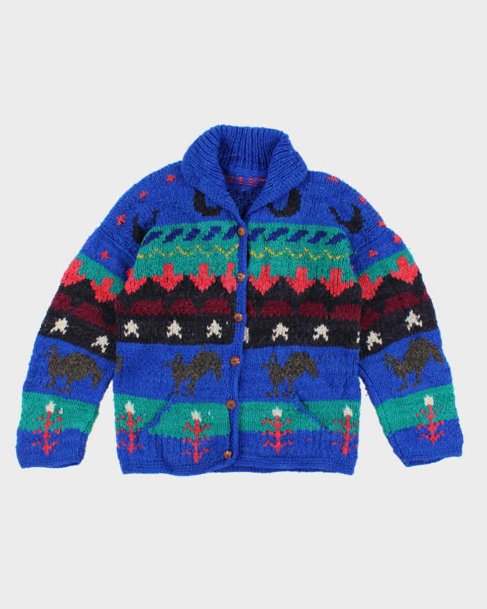 Vintage Handmade Men's Cardigan - XL