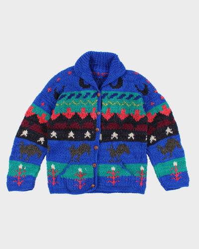 Vintage Handmade Men's Cardigan - XL