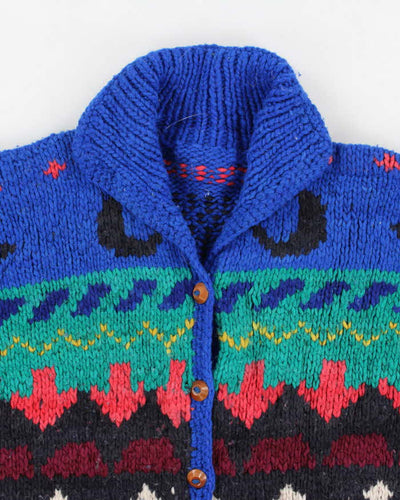 Vintage Handmade Men's Cardigan - XL