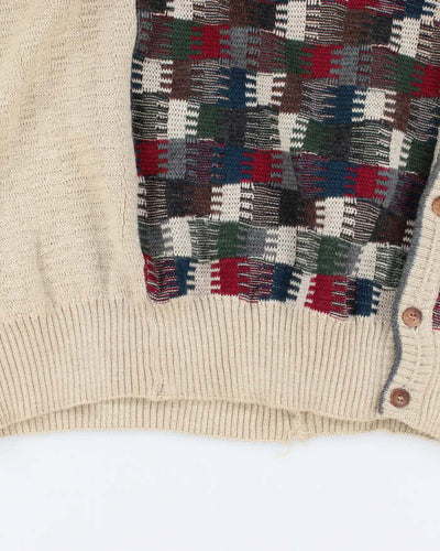 Vintage 90's Men's Wool Vest - L